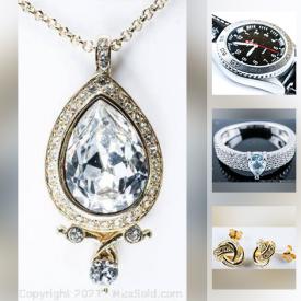 MaxSold Auction: This online auction features a variety of solid and Molten Gold Jewelry, silver and gems custom jewelry also Swarovski designs, swiss watch, crystal Executive and surgical garments and more.