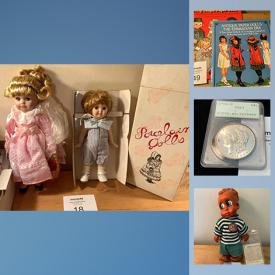 MaxSold Auction: This online auction features coins & banknotes, NIB Barbie, RC toy, puzzles, hot wheels, vintage ads, craft kits, office supplies, comics, watches, NIB toys, NIB Brinns calendar clowns, stamps and much more!