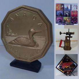 MaxSold Auction: This online auction features Comics, Graphic Novels, Art Pottery, Star Wars Collectibles, Novelty T-Shirts, Small Kitchen Appliances, DVDs, CDs, Security Cameras, Wade Figurines, Coffee Table Books, Perfumes, Clics Building Toy, Golf Shirts and much more!