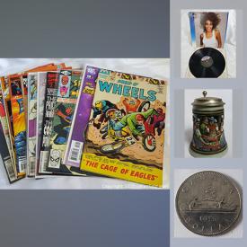 MaxSold Auction: This online auction features collectibles such as Star Wars, comics, sports trading cards, vintage records, stamps, and collectible coins, sports memorabilia, art such as Murano glass, and art prints, electronics such as Denon receiver, Wifi extender, and Wifi routers, kitchenware, Canon camera, glassware, footwear, books, graphic novels, handbags, sterling silver earrings and much more!