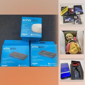 MaxSold Auction: This online auction features new in open box items such as watches, ring lights, microphone, LED lighting kit, toys, massagers, cameras, gamer headphones, jewelry, car dash cam, small kitchen appliances and much more!