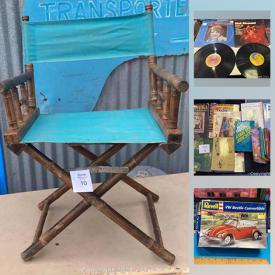 MaxSold Auction: This online auction features vintage books, doll clothes, vintage postcards, costume jewelry, LPs, NIP Hot Wheels, Doctor Who magazines, Tether plane, Volkswagen collectible vehicles and much more!