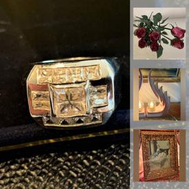 MaxSold Auction: This online auction features Pottery, Decorative Plates Swarovski Rain Stones, Jewelry, Vintage Furniture, Vintage Figurines, Vintage Glass Art, Vintage Crystal Table Lamps, Glass Art, Milk Glass, and Much, Much, More!!