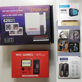 MaxSold Auction: This online auction features NIB drone, iPad, new in open box sound machine, computer accessories, gaming controllers, solar lights, bathroom faucets, Helmet intercom, disinfection light bulbs, ring lights and much more!