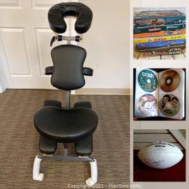 MaxSold Auction: This online auction features perfume bottles, precious moments figurines, massage table chair, floor air conditioner, tools, small kitchen appliances, toys, sports cards, fishing gear, vintage costume jewelry, new clothing and much more!