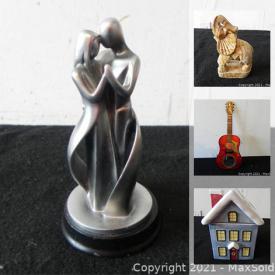 MaxSold Auction: This online auction features Art Glass, Cookie Jar, Guitar Hero Gear, Coins & Banknotes, Toys, LPs, Scented Lamps, Hand Drum, Guitars, Hockey Collectibles, Video Games and much more!