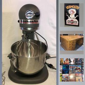 MaxSold Auction: This online auction features NIB VR headsets, new ballet flats, sports pins, NIB glasses, NIB metal band saw, NIB baby socks, NIB cell phone mounts, NIB makeup bags, new outdoor pillows, digital camera, NIB electronic accessories, new multi-use scarfs, partners desk and much more!