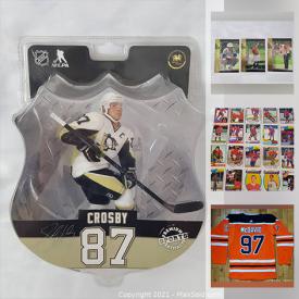 MaxSold Auction: This online auction features signed items such as Pascal Siakam NBA card, Wendel Clark puck, and Kyle Lowry Raptors photo, new items such as NASCAR diecast, Crosby figure, and sports jerseys, vintage NHL, MBA, CFL, and NBA rookie cards and much more!