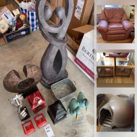 MaxSold Auction: This online auction features silver and gold jewelry, handbags, costume jewelry, partyLite candles, books, sewing supplies, recliner, fishing items, mail box, pet supplies and much more.