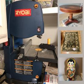 MaxSold Auction: This online auction features wine refrigerator, skis, camping gear, TV, Treadmill, Russian nesting dolls, massager chair topper, Nutcracker collection, segway, band saw and much more!