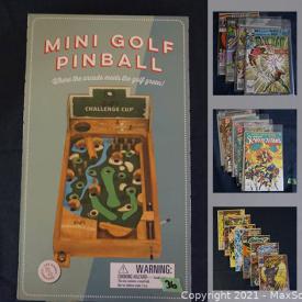 MaxSold Auction: This online auction features collectibles such as vintage comics, and hockey trading cards, children’s toys, lighting, wall art, exercise equipment, home decor, golf mini pinball game and much more!