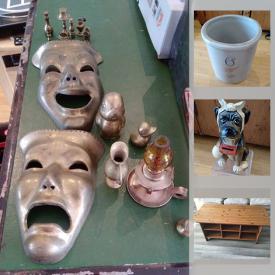 MaxSold Auction: This online auction features crocks, humidifiers, brass masks, vintage books, signed art, Xbox, vintage electronics, vintage toys and much more.