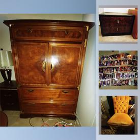 MaxSold Auction: This online auction features bedroom furniture, cleaning tools, moving dolly, car items, snow blower, picture frames, kitchen items, rugs, movies, mixer and other electronics, accessories, Christmas items, basketball card, stage mats and much more!