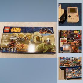 MaxSold Auction: This online auction features video game systems & games, action figures, nerf, vintage toys, NIB Warhammer, strategy guides, Star Wars legos, legos, lego technic sets, board games and much more!