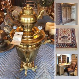 MaxSold Auction: This online auction features antique sled, furniture, floor lamps, table lamps, rockers, rocking horse, Schwinn exercise bike, rug runners, pie cabinet, Rattan-backed chairs and much more.