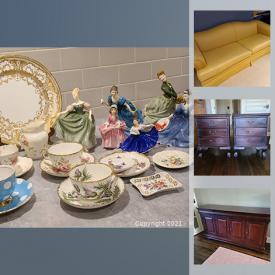 MaxSold Auction: This online auction features wing-back chair, pinewood milk boxes, Mary Gregory antique glassware, Royal Daulton figurines, Ikea furniture and much more!