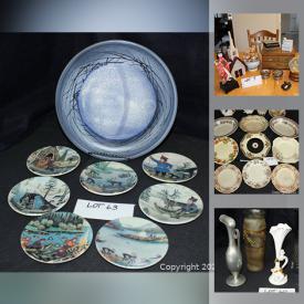 MaxSold Auction: This online auction features Ridgeway, Royal Stafford, Victoria, Regency, Royal Albert and other cups and saucers, music boxes, glassware, vintage coasters and much more!