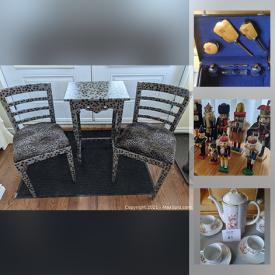 MaxSold Auction: This online auction features Accordion, Violin, Power Tool, Framed Wall Art, Dress Purses, Faux Flowers, Antique Mirror, Jewelry, Art Books, Nutcrackers, Exercise Bike and much more!