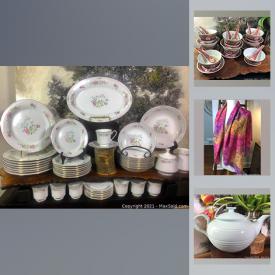 MaxSold Auction: This online auction features Mun Shou Porcelain Longevity dishes, vintage Tang Style Sancai Drip Glaze Horses, Silk Scarf, NIB Chinese Wedding Set, Pashmina Wrap, vintage beaded clutches, Chinese wall fan, vintage Asian Calligraphy set and much more!
