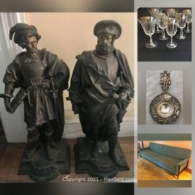 MaxSold Auction: This online auction features Generations of collectibles, woodworking equipment and tools to be found in this estate. Everything from Limoges, Lenox, Murano, and Wedgewood to Ryobi, Craftsman, and Rockwell. Mid Century furniture and vintage gems and much more.