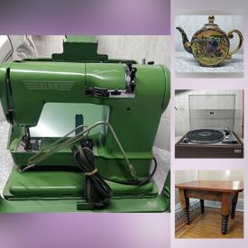 MaxSold Auction: This online auction features Vintage audio equipment and electronics, artwork, household items, power tools, vintage and modern furniture, and much much more.