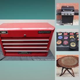 MaxSold Auction: This online auction features BBQ grill, power tools, animal statues, kids chairs, hand tools, comics, watches, shop-vac and much more!