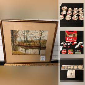 MaxSold Auction: This online auction features vintage advertising signs, stamps, vintage tools, vintage toys, movie posters, costume jewelry and much more!