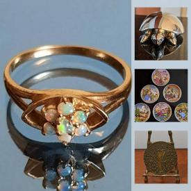 MaxSold Auction: This online auction features Yixing Teapot, Vintage Gres De Bonny Stoneware. Vintage 'Birks' Sterling Silver, Vintage Diamond Ring, Vintage Silver Taxco Jewelry, Coins, Bronze Medallions and much more!