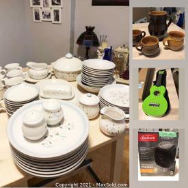 MaxSold Auction: This online auction features pet carrier, jewelry, ukulele, children's golf clubs, small kitchen appliances, camping gear, fairy lights, rollerblades, pillow covers, heart ornaments and much more!