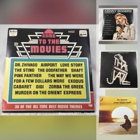 MaxSold Auction: This online auction features over 170 vinyl 33rpm record albums that include many decades in a variety of genres, from big bands and show tunes, to rock, pop and country and much more.