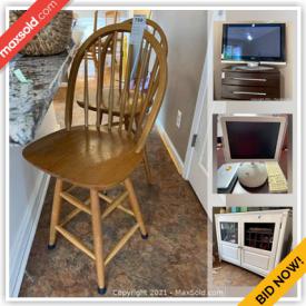 MaxSold Auction: This online auction features home apps, electronics, furniture, kitchen, artwork, cleaning supplies, wine cooler, turntable and vinyl, books, computer parts, outdoor goodies, games and toys and much more.