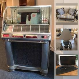 MaxSold Auction: This online auction features Seeburg Jukebox, Ping Pong Table, Foosball Table, Lenox China, Depression Glass, Glass Chess Set, Small Kitchen Appliances, Stein, Area Rug, Child’s Patio Set, Portable Grill, Yard Tools, Nutcrackers, TVs and much more!