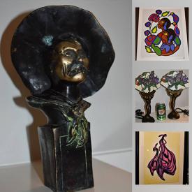 MaxSold Auction: This online auction features Don Chase Original Painting, F. Remington Bronze Sculpture. Fenton Milk Glass, Vintage Postcards, and Fine Art Prints by Norval Morrisseau, Tom Thomson, Maud Lewis, Benjamin Chee Chee, David Morrisseau and much more!