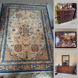 MaxSold Auction: This online auction features bookcase, books, kitchen items, home decor, furniture, lamps, art, area rug, costume jewelry and much more.