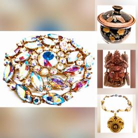 MaxSold Auction: This online auction features Art Pottery, Art Glass, Vintage Cloisonne, Inuit Soapstone Carving, Original Artwork, Vintage Brooches, Art Glass Jewelry, Art Prints, Vintage Hand-Painted Tiles, Vintage Pyrex, Mink Coat, Vintage Photography, Collectible Teacups and much more!