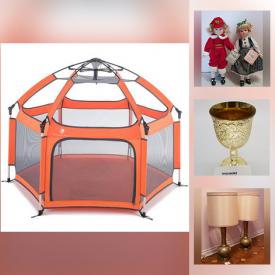 MaxSold Auction: This online auction features new kitchen merchandise, Dog and Cat supplies, lamps, camping tent, Halloween costumes, juicer, mega blocks, Disney, Xbox, Playstation, vintage scales, home gym and much more.