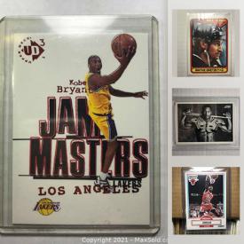 MaxSold Auction: This online auction features trading cards of professional all-star sports greats, including some rare, some sets, some graded, rookie cards, vintage items and much more.