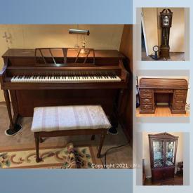 MaxSold Auction: This online auction features small kitchen appliances, collector plates, lighthouse decor, table lamps, crafting supplies, ladies’ outerwear, costume jewelry, roll top desk, TV, electric fireplace, upright piano, tools, storage shelves and much more!