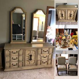 MaxSold Auction: This online auction features collectibles such as silver plate, Disney and Norman Rockwell, furniture such as wooden dining table, dining chairs, armoire, and bar, 50” Panasonic TV, lamps, wall art, gardening tools, shelving units, hardwood flooring, power tools, hardware and much more!