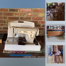 MaxSold Auction: This online auction features furniture, wall art, area rugs, vintage vacuums, tools, ladders, electronics, art supplies, Patio furniture, steamer trunks and much more.