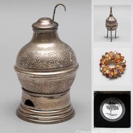 MaxSold Auction: This online auction features Egyptian sterling silver, Birks sterling silver, Royal Doulton figures, Royal Albert chinaware, Lladro, Goebel figures, Murano Glass, silver coins, 1960 hot wheels, vintage cameras, stamp collections, Royal Worcester, Persian rugs and much more.