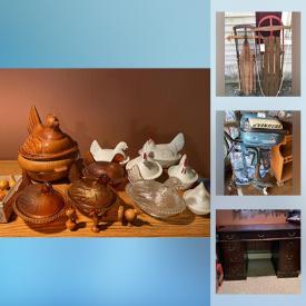 MaxSold Auction: This online auction features, furniture, power tools, hand tools, snow blower, Evinrude outboard motor, wood stove, vintage quilt, toys, television, sewing machine and much more.