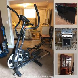 MaxSold Auction: This online auction features TV, area rugs, numbered signed prints, beauty appliances, crystal, Weber grill, small kitchen appliances, Deacon’s Bench, camping supplies, golf clubs, power & hand tools, Cedar chest, shelving units, garden tools and much more!