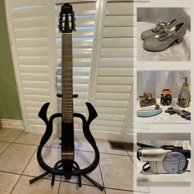 MaxSold Auction: This online auction features new items such as cat toys, picture holders, women’s footwear, girl’s footwear, costume jewelry, and curtains, Sojing electric guitar, children’s toys, women’s clothing, men’s clothing, Philips stereo, lamps, home decor, small kitchen appliances and much more!