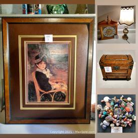 MaxSold Auction: This online auction features Framed & Numbered Prints, Vintage Lithograph, Small Kitchen Appliances, Stamps, Drostdi Ware, Vintage Razors, Mixed Media Oil on Canvas and much more!