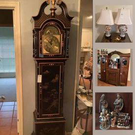 MaxSold Auction: This online auction features antique furniture, clothing, costume jewelry, electronics, crystal, decanters, ceramics, pottery, statues, antique china and much more.