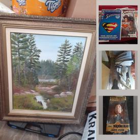 MaxSold Auction: This online auction features comics, trail cameras, hunting calls, ice auger, hand tool, fishing gear, action figures, Boat motor, air compressor and much more!