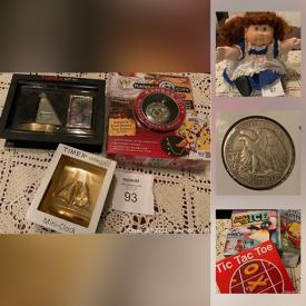 MaxSold Auction: This online auction comics, office supplies, board games, coins, vintage books, Trading cards, stein, toys, jewelry and much more!