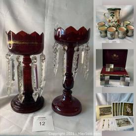 MaxSold Auction: This online auction features vintage books, MCM Furnishings, vintage board games, costume jewelry, game figures, vintage Royal Doulton, vintage Ephemera, perfume bottles, toys, comics, and much more!