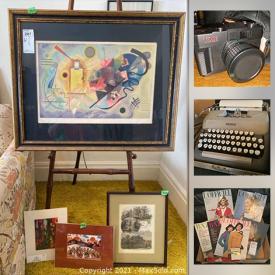 MaxSold Auction: This online auction features limited edition prints, variety of Royal China, vintage, stylish furniture, electric and home appliances, health care, jewelry, flatware, clothing and much more.